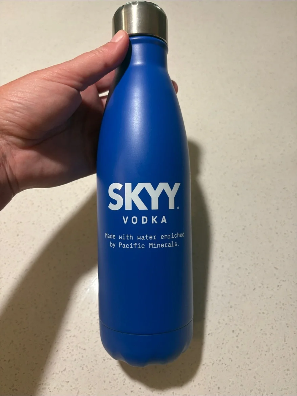Skyy Vodka Blue Insulated Water Bottle